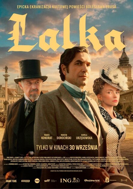 The movie “Lalka” is now in cinemas with ING Bank Śląski as strategic sponsor